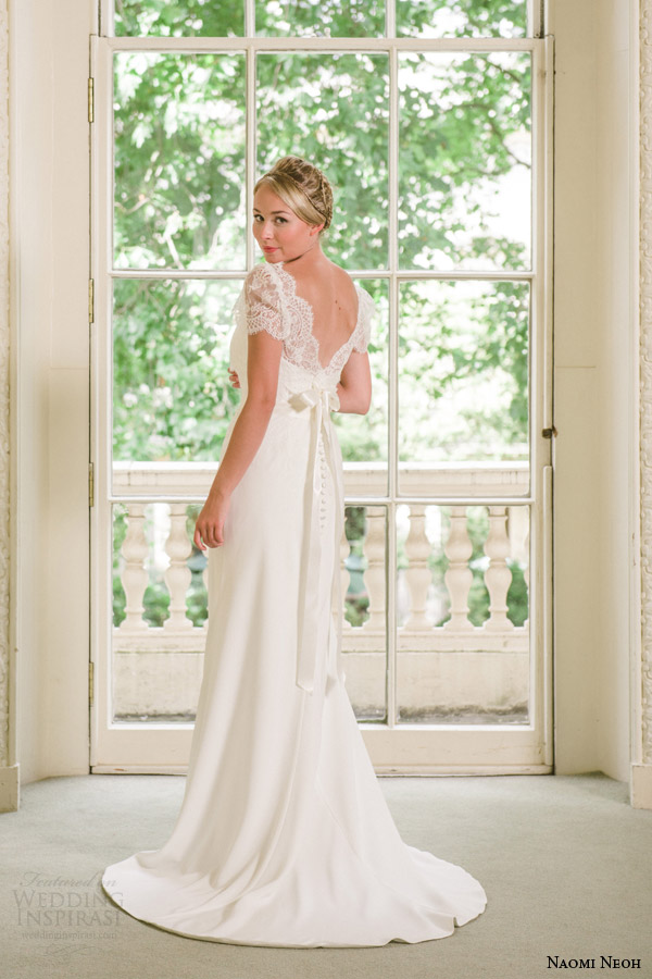 naomi neoh 2014 secret garden celeste wedding dress with jacket back train