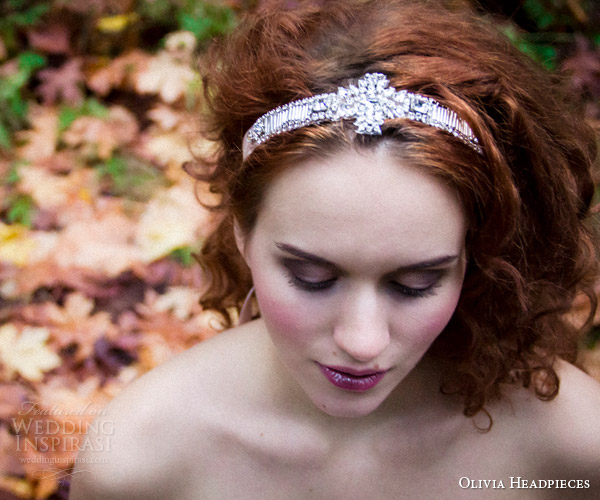 olivia bridal accessories 2014 audrey belt head band