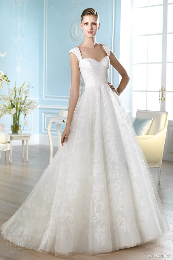 st patrick wedding dresses 2014 glamour bridal collection hansal gown