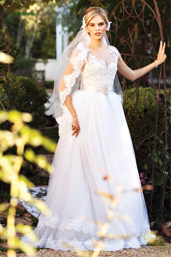 v souz bridal 2014 kate wedding dress vanessa souza