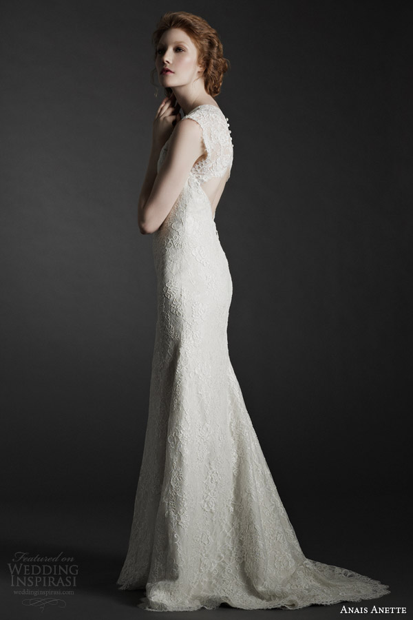 anais anette bridal fall 2014 lisette wedding dress keyhole back