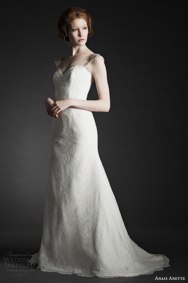 anais anette wedding dresses fall 2014 evelyn gown with straps