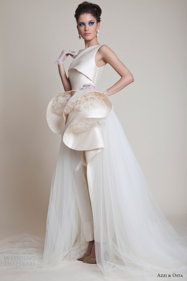 azzi and osta spring 2014 couture sleeveless dress