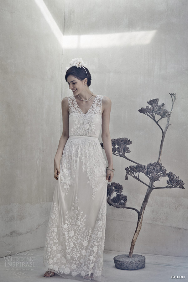 bhldn spring 2014 sian sleeveless wedding dress