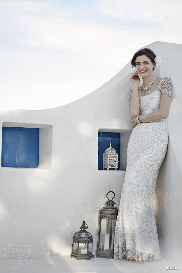 bhldn wedding dresses spring 2014 snowflake gown flutter sleeves