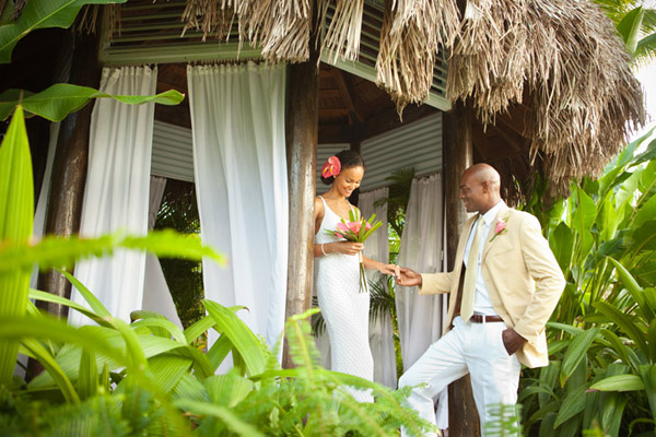 jamaica couples resorts tropical destination wedding garden gazebo