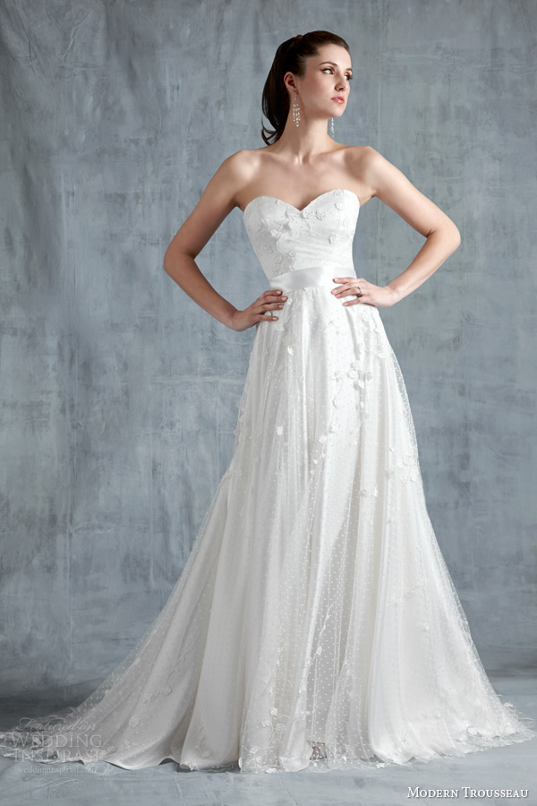 modern trousseau wedding dresses spring 2015 harmony strapless gown