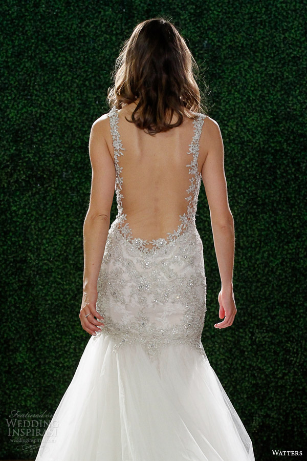 watters spring 2015 wedding dress with straps style 6024b viena back