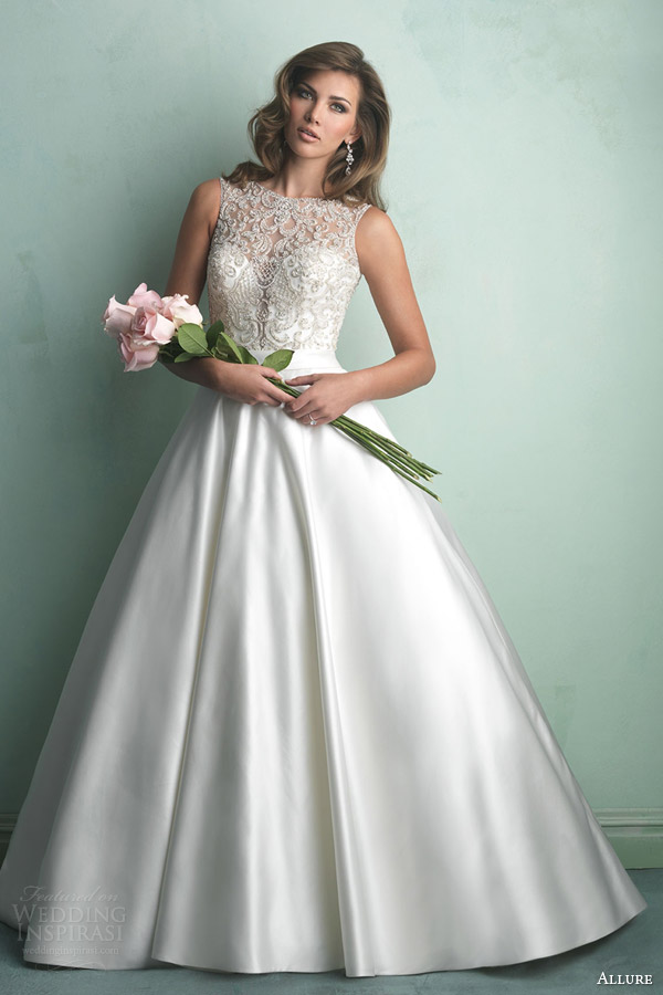 allure bridal fall 2014 ball gown wedding dress crystal beading style 9152 allure bridal fall 2014 ball gown wedding dress crystal beading style 9152