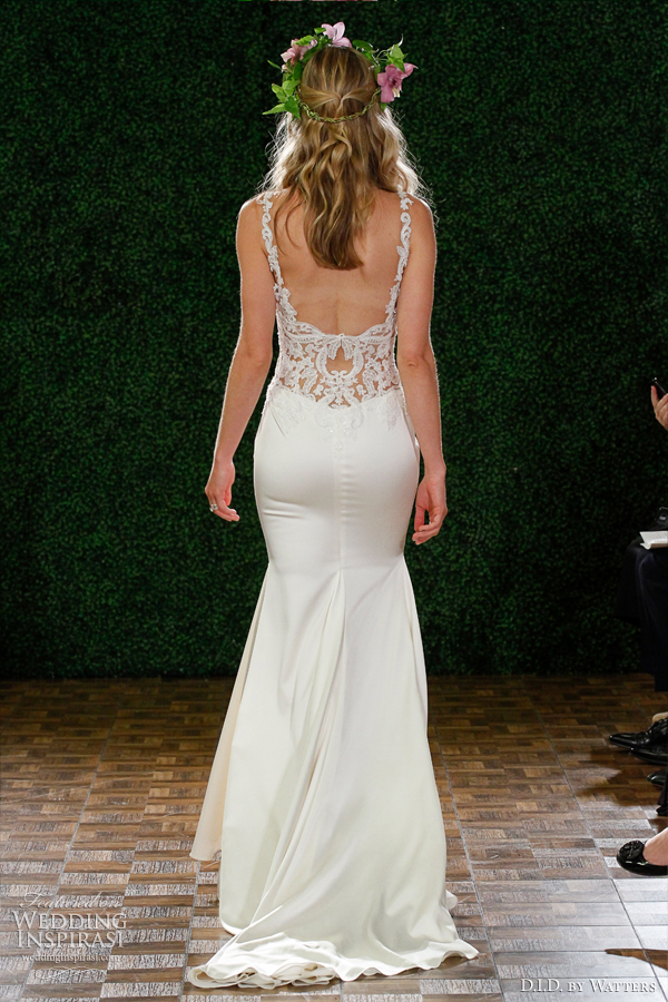 d i d watters spring 2015 wedding dress cora style 53313 backview