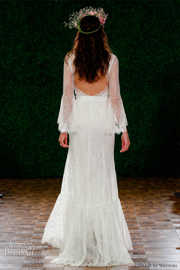 d i d watters spring 2015 wedding dress heidi style 53103 backview