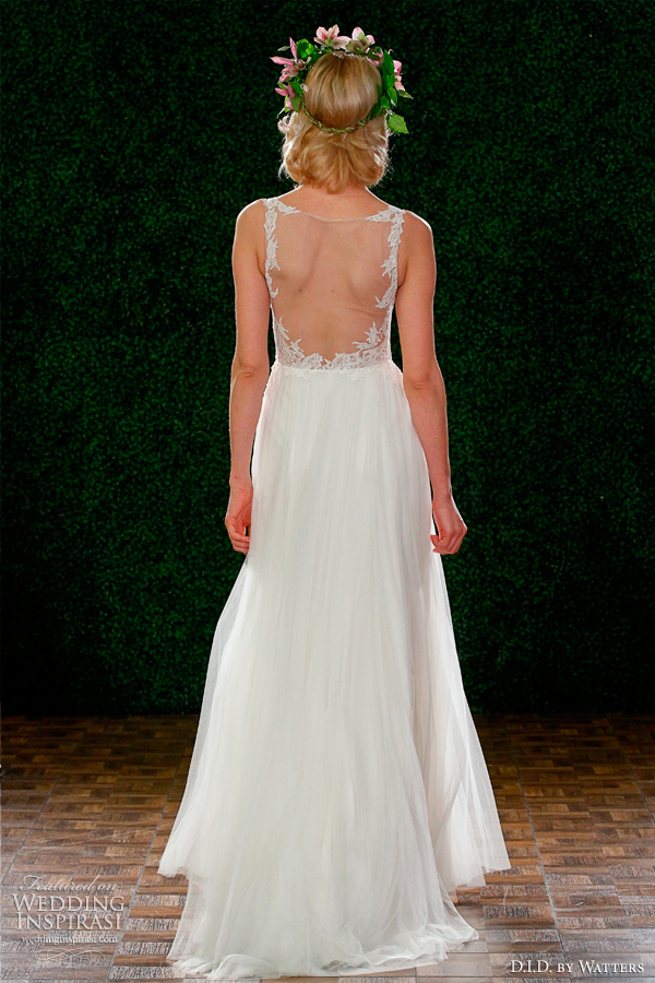 d i d watters spring 2015 wedding dress tiana style 53712 backview