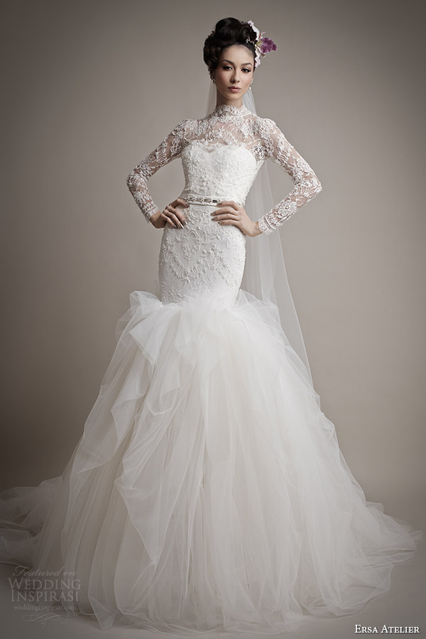 ersa atelier 2015 bridal catherina wedding dress long sleeves ersa atelier 2015 bridal catherina wedding dress long sleeves