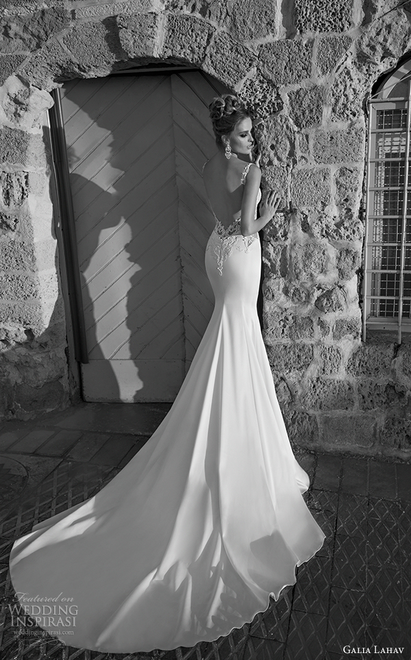 galia lahav bridal spring 2015 wedding dress corso back view