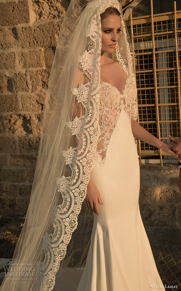 galia lahav bridal spring 2015 wedding dress corso close up view