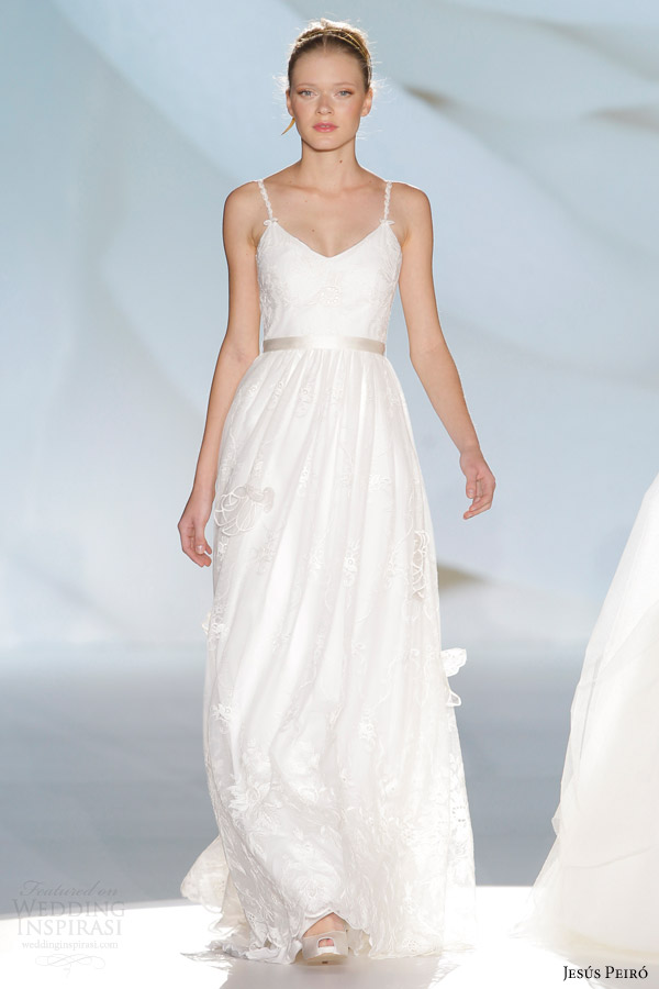 jesus peiro 2015 perfume bridal collection wedding gown with straps
