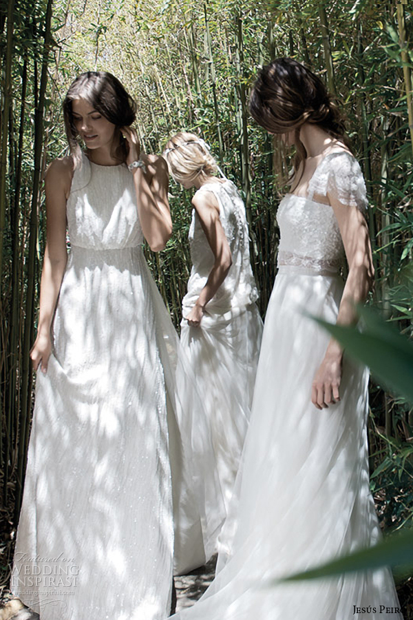 jesus peiro 2015 wedding dress perfume bridal collection cap sleeves sleeveless wedding dresses campaign shoot