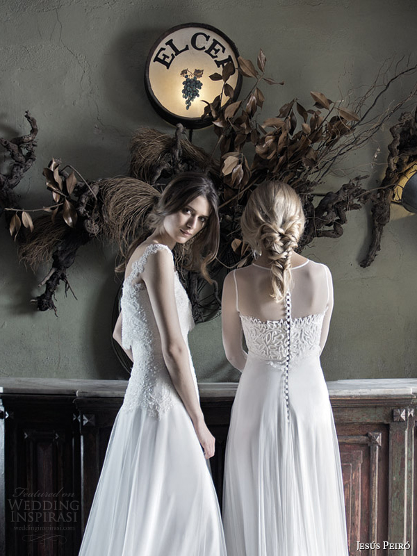 jesus peiro 2015 wedding dress perfume bridal collection sheath wedding gowns campaign shoot