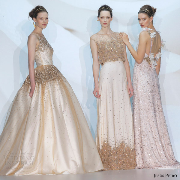 jesus peiro wedding dresses 2015 barcelona bridal week perfume collection