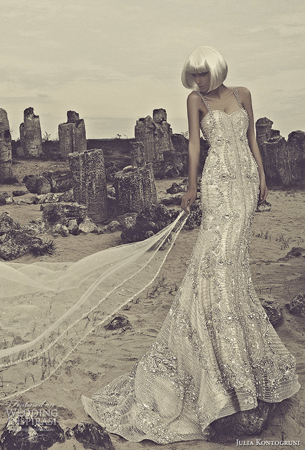 julia kontogruni 2015 beaded wedding dress illusion front view julia kontogruni 2015 beaded wedding dress illusion front view