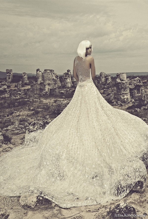 julia kontogruni 2015 sleeveless wedding dress illusion back view julia kontogruni 2015 sleeveless wedding dress illusion back view