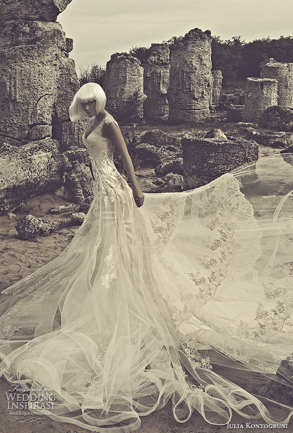 julia kontogruni 2015 wedding dress cap sleeves front view julia kontogruni 2015 wedding dress cap sleeves front view