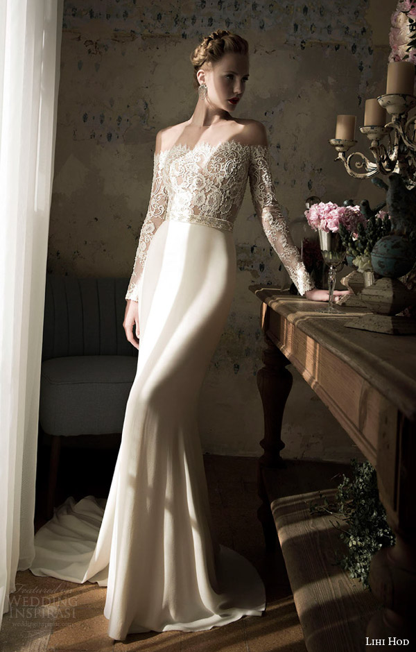 lihi hod spring 2014 blush wedding dress