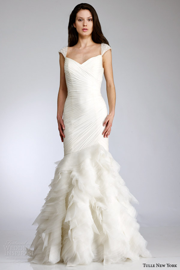 tulle new york antonio gual bridal spring 2015 wedding dress koi dora tulle new york antonio gual bridal spring 2015 wedding dress koi dora
