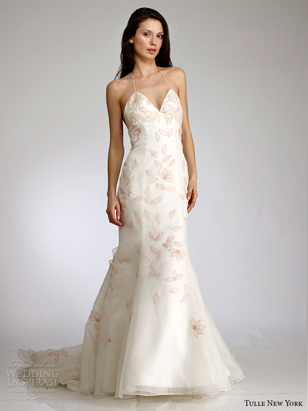 tulle new york spring 2015 wedding dress koi brittainy front view