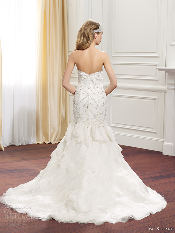 val stefani fall 2014 wedding dress d8077 back view