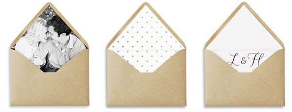 wedding paper divas diy customized envelope liners