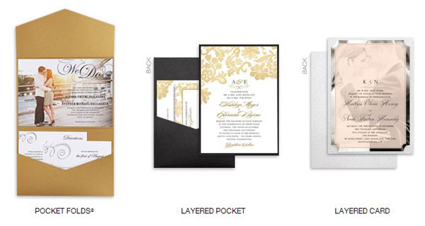 wedding paper divas envelopments diy pocket folds layered pocket card