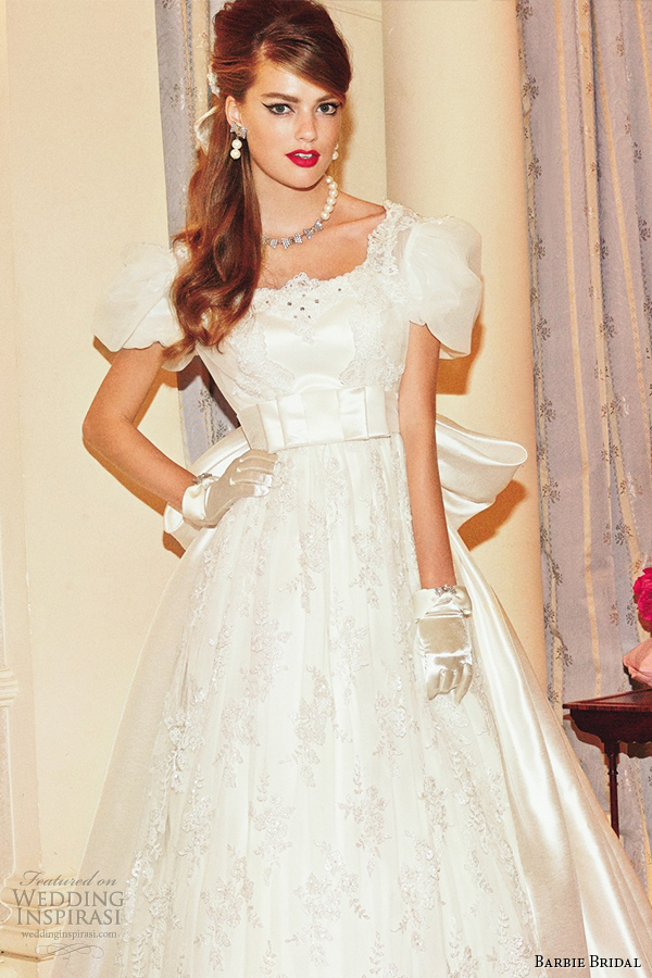 barbie bridal 2014 wedding dress luxurious barbie collection bb0133 off white