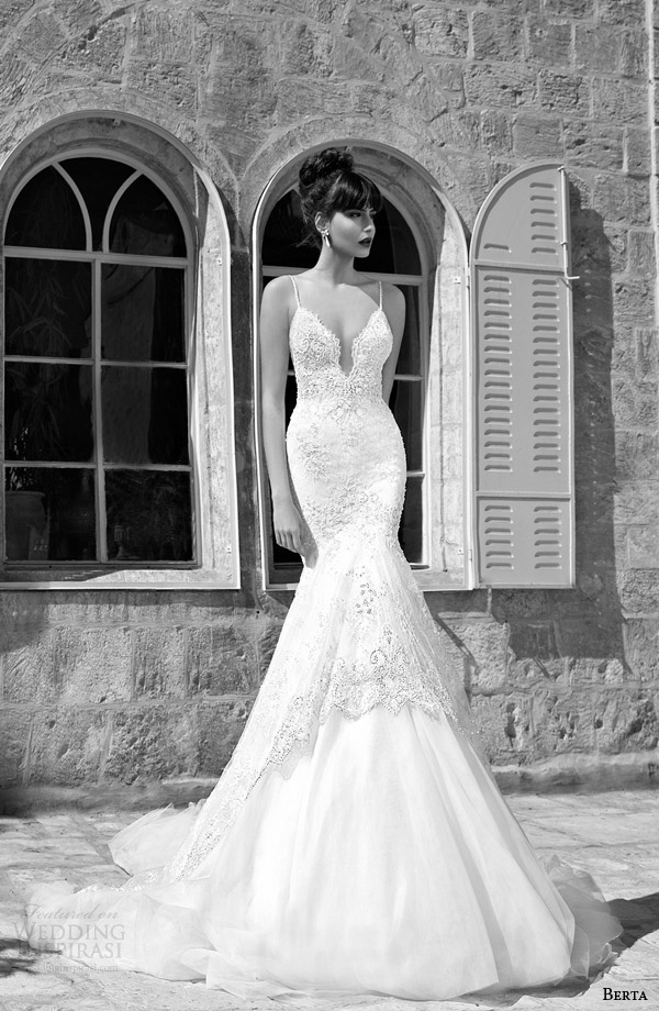 berta bridal edition 2014 mermaid wedding dress straps