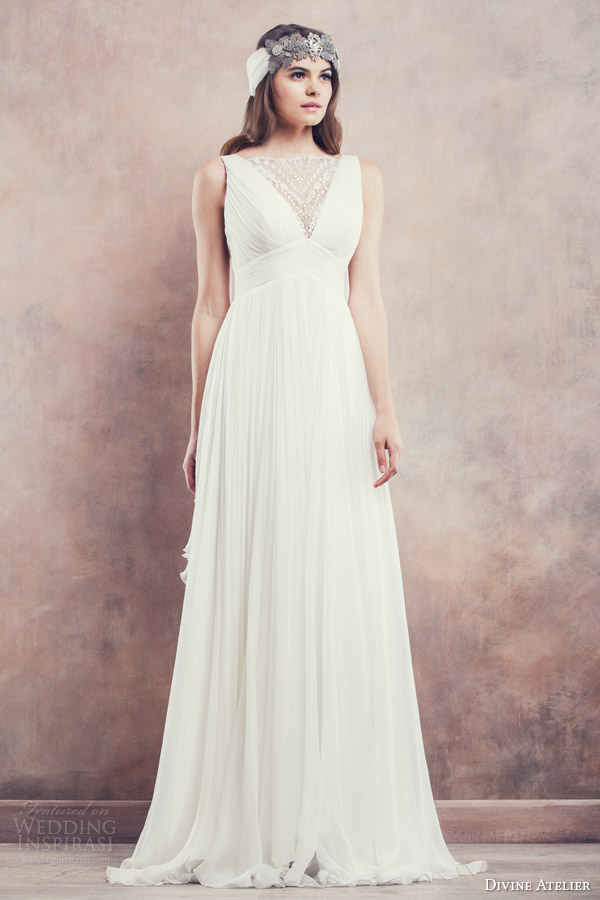 divine atelier 2014 sleeveless wedding dress ines