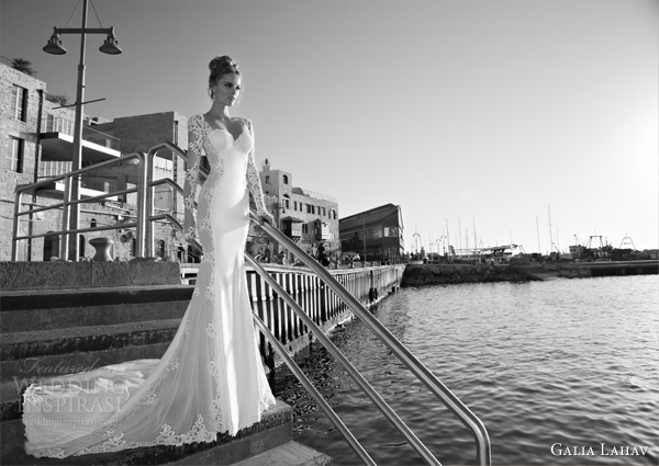 galia lahav wedding dresses spring 2015 tulia long sleeve gown full front view