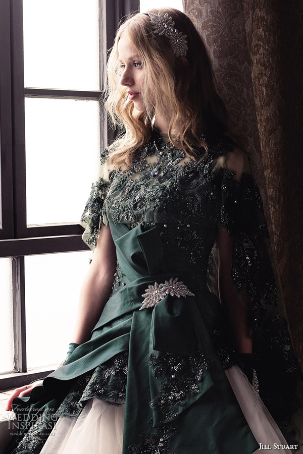 jill stuart 2014 wedding dress 11th collection 0165 green