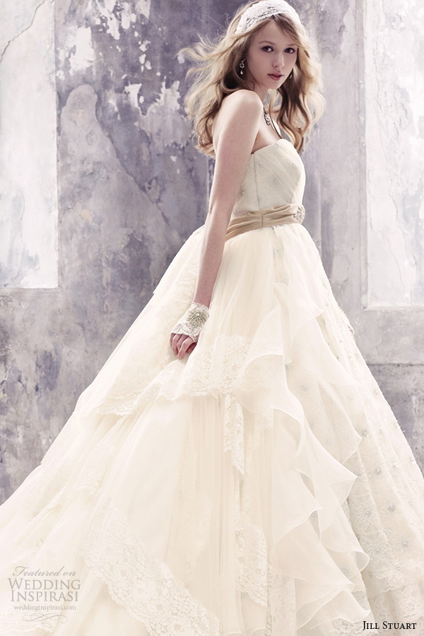 jill stuart 2014 wedding dress 11th collection 0174 off white