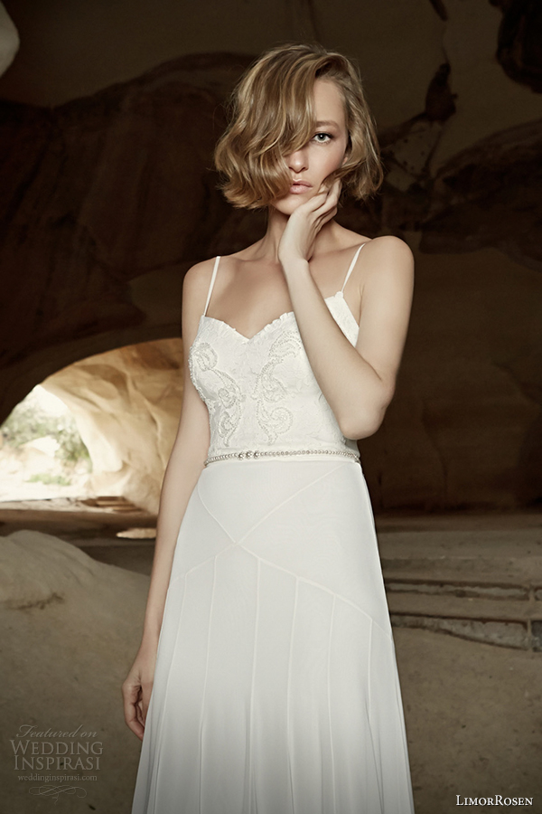 limor rosen 2014 wedding dress with straps yasmin