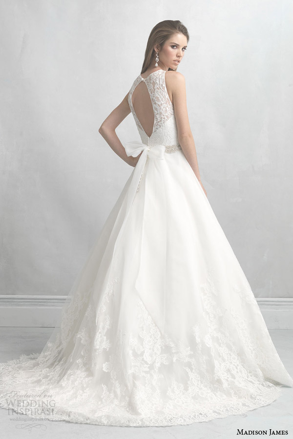 madison james allure bridals fall 2014 wedding dress style mj04 keyhole back