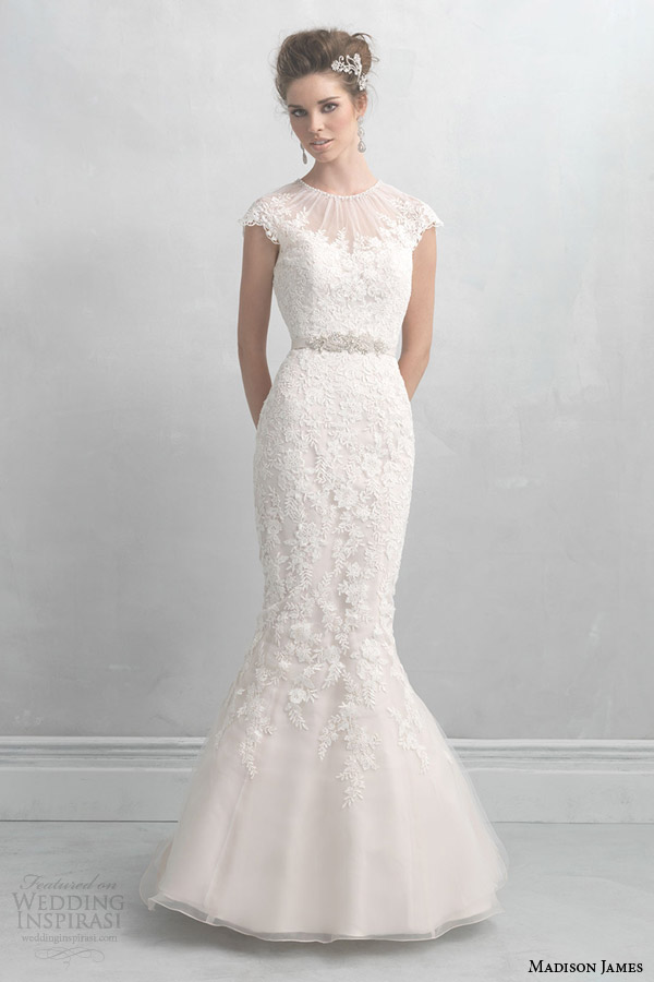 madison james bridal 2014 cap sleeve wedding dress style mj10