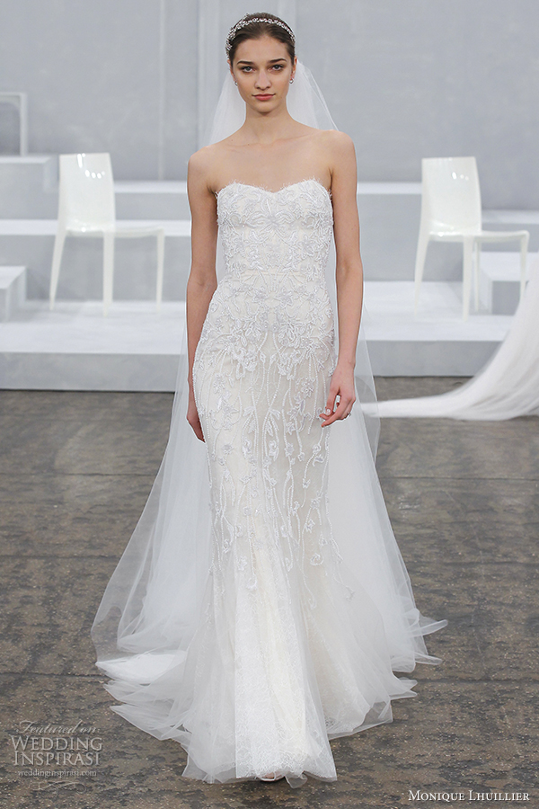 Monique Lhuillier Spring 2015 Wedding Dresses | Wedding Inspirasi