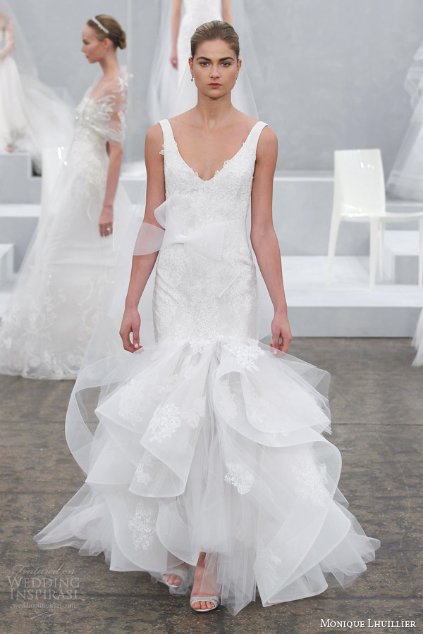 monique lhuillier wedding dress spring 2015 teagan sleeveless wedding dress straps