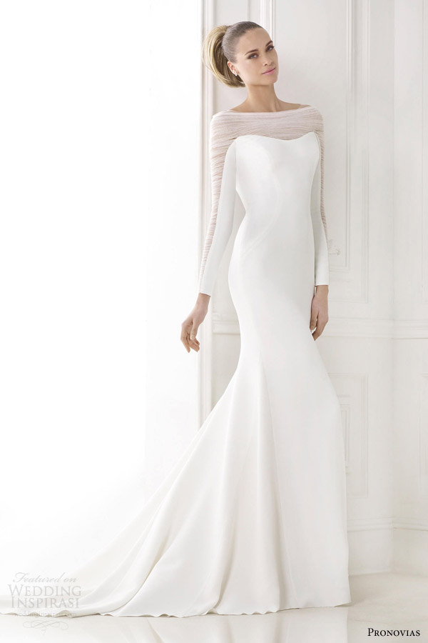 pronovias atelier bridal 2015 pre kainda illusion long sleeve wedding dress pronovias atelier bridal 2015 pre kainda illusion long sleeve wedding dress