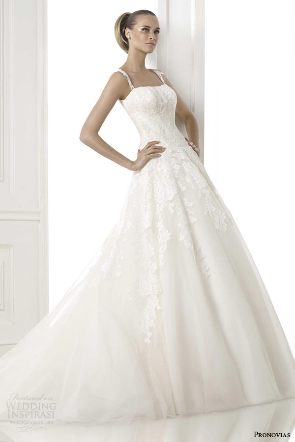 pronovias pre collection 2015 bilma wedding dress straps