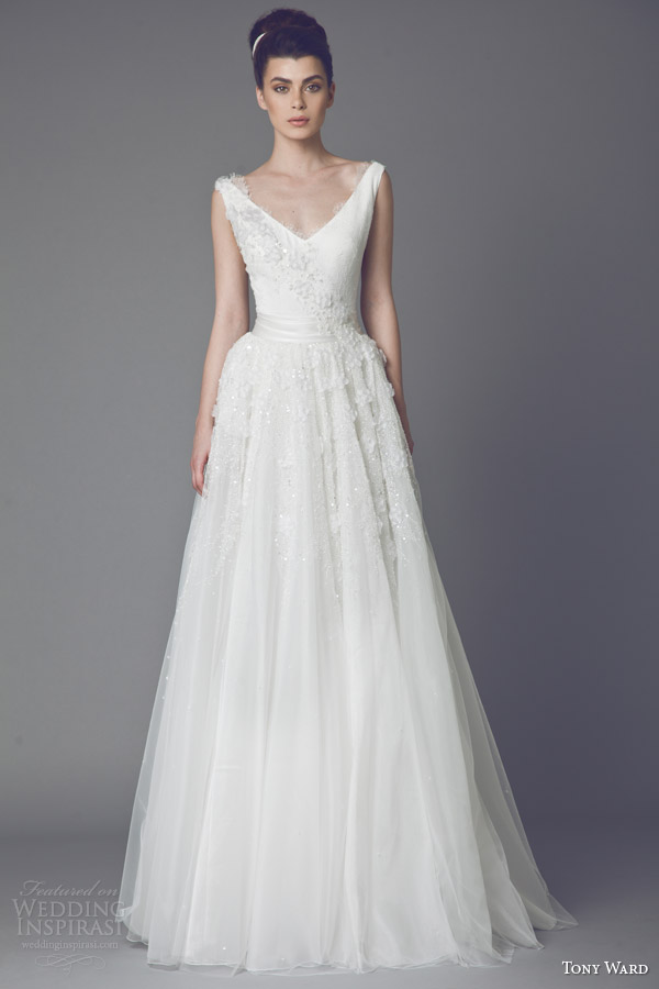 tony ward bridal 2015 acacia wedding dress with straps