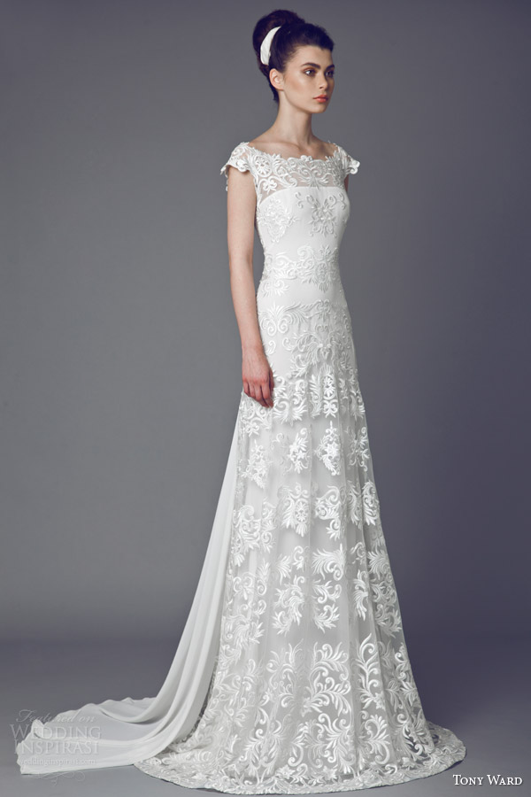 tony ward bridal 2015 narcisse des poetes cap sleeve wedding dress