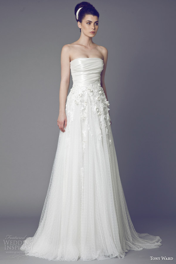 tony ward bridal 2015 pensee strapless wedding dress