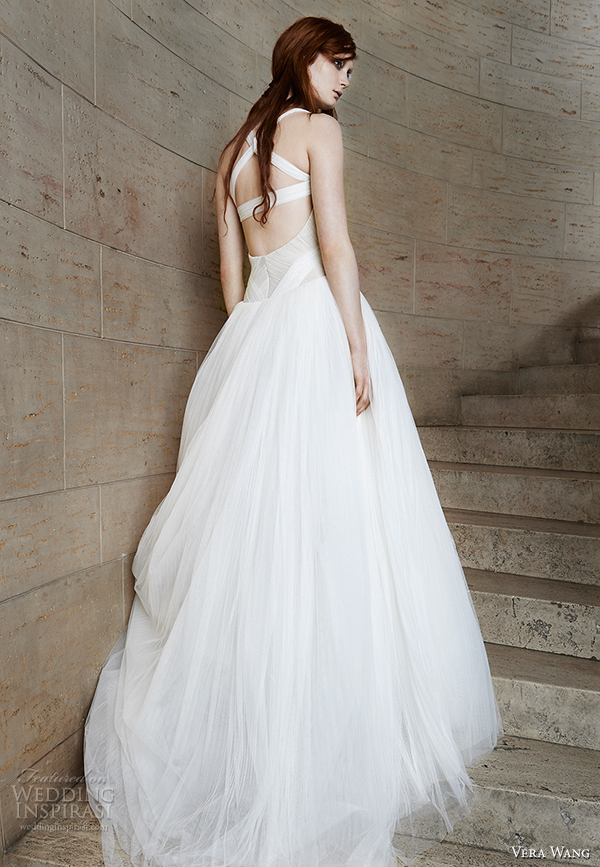 vera wang spring 2015 bridal collection wedding dress 11 back view