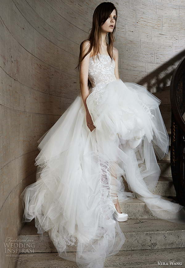 vera wang spring 2015 bridal collection wedding dress 12 front view